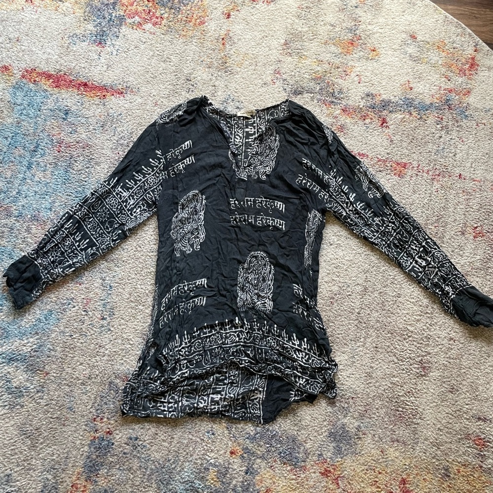 Om Ganesha boho top